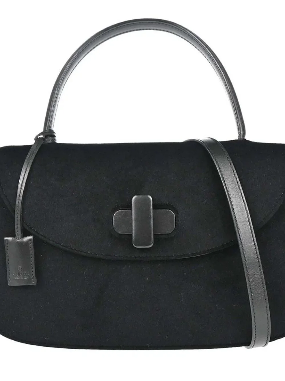Gucci Black Felt 2way